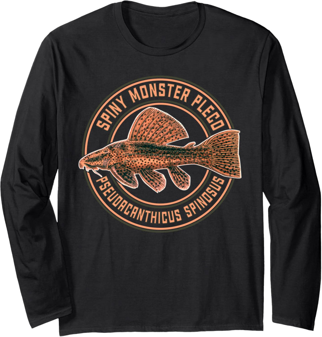 Monster Cactus Pleco L160 Pseudacanthicus Aquarium Wels Langarmshirt