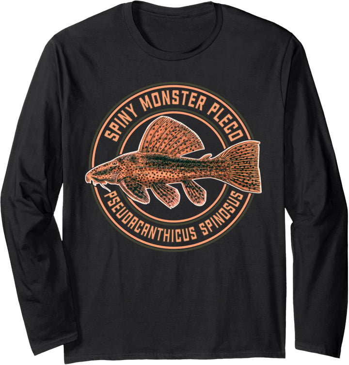 Monster Cactus Pleco L160 Pseudacanthicus Aquarium Wels Langarmshirt
