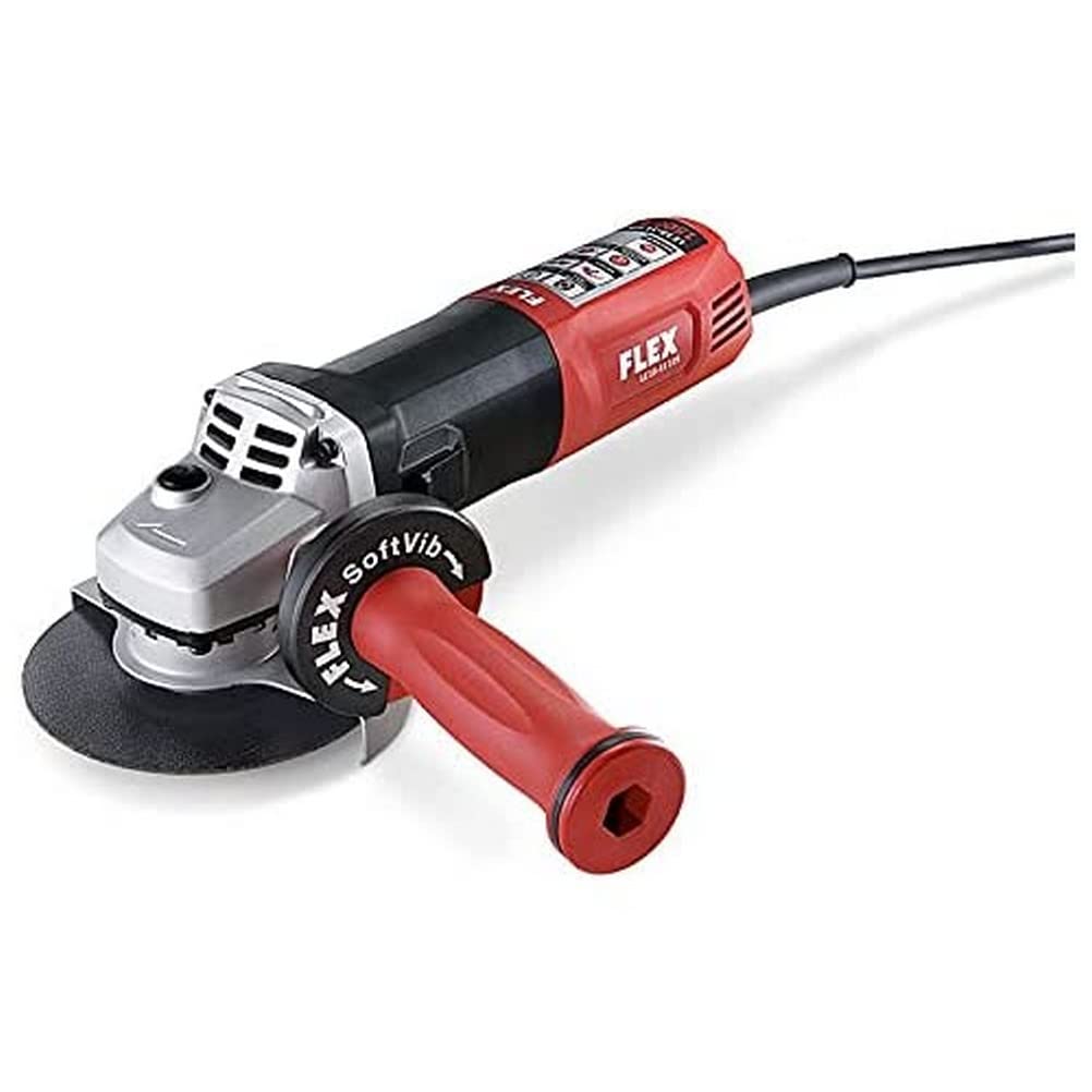 Flex Winkelschleifer (Schleifer 1500W, 125mm) LE 15-11 125 230/CEE - 447.722, Rot Schwarz