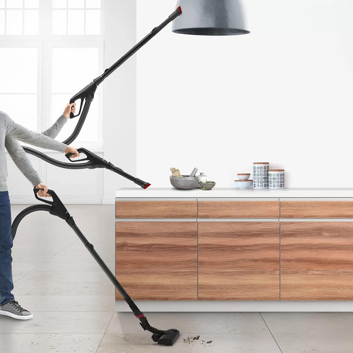 Bosch BGB6X330 Staubsauger mit Beutel, 4 L, 600 W, HEPA Filter, 75dB, 12 Meter Kabel, Grau