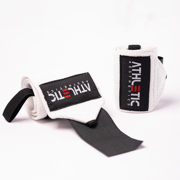 ATHLETIC AESTHETICS Handgelenk Bandagen Fitness - Wrist Wrap (45 cm im Paar) Handgelenkbandage für K