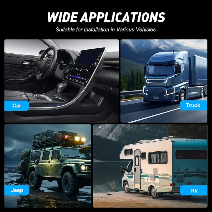 8 Zoll 600W Subwoofer Auto Aktiv Untersitz Subwoofer mit Lautsprecher-Abschirmung und Klettverschlus