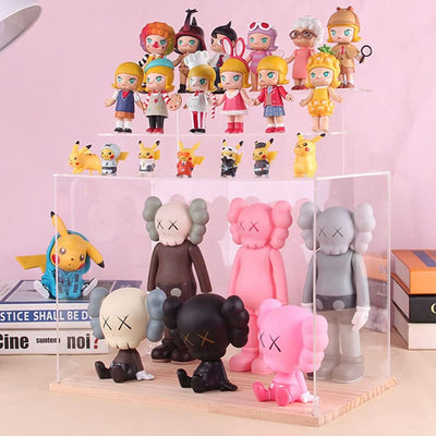 Nynelly Funko Pop Präsentationsbox, 3 Ebenen, aus Acryl, transparent, Schaukasten für Actionfiguren,