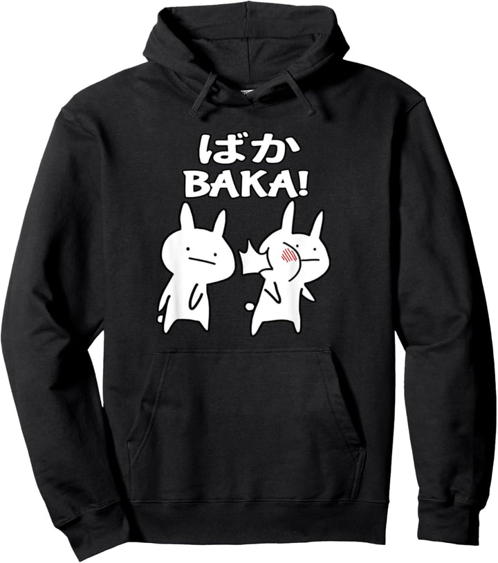 Japan Anime Kawaii Baka Rabbit Ohrfeigen Anime und Manga Pullover Hoodie