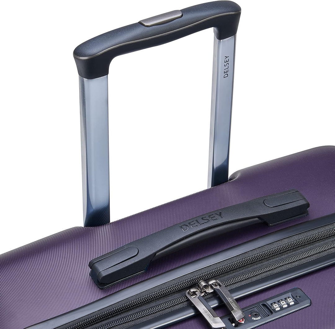 Delsey Paris - Air Armour – Langer Koffer, starr, ausziehbar – 4 doppelte Räder – 77 x 51 x 30 cm –