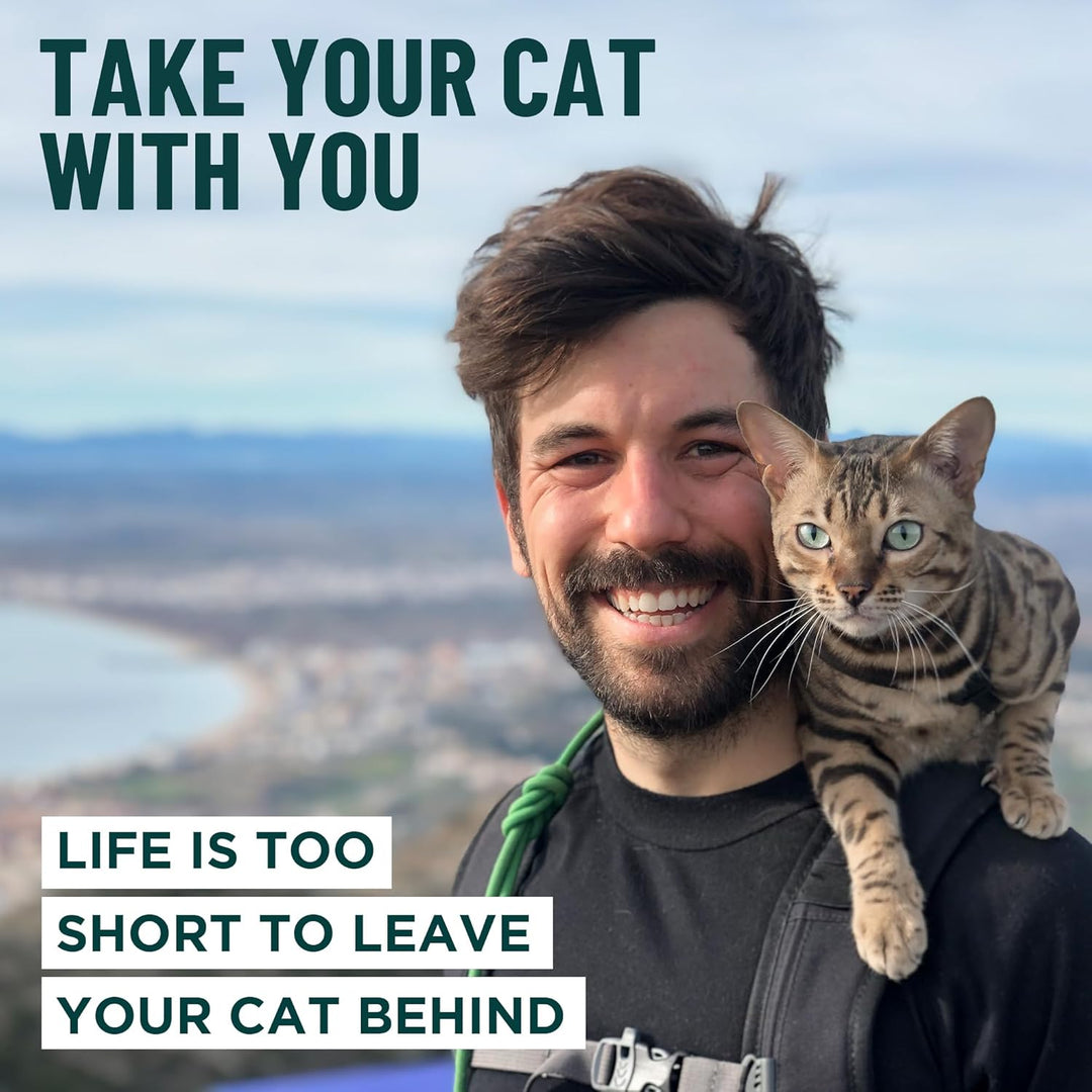 OutdoorBengal Katzengeschirr und Leine, gross, ausbruchsicher, erstickungsfrei, leicht, einfach anzu