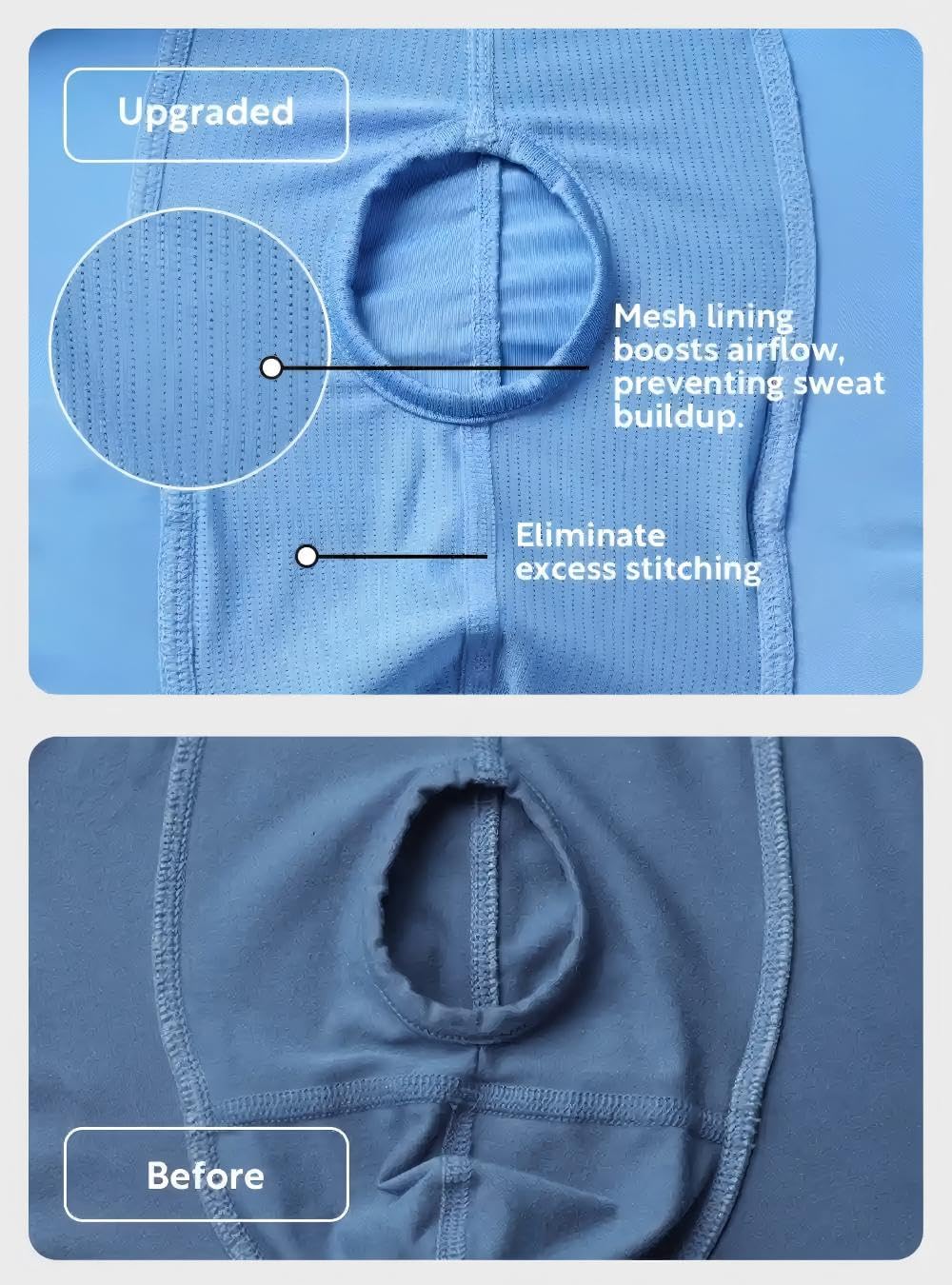 Separatec Herren Boxershorts, Herren Unterhosen aus Bambus-Viskose, atmungsaktiv und weich, Doppelbe