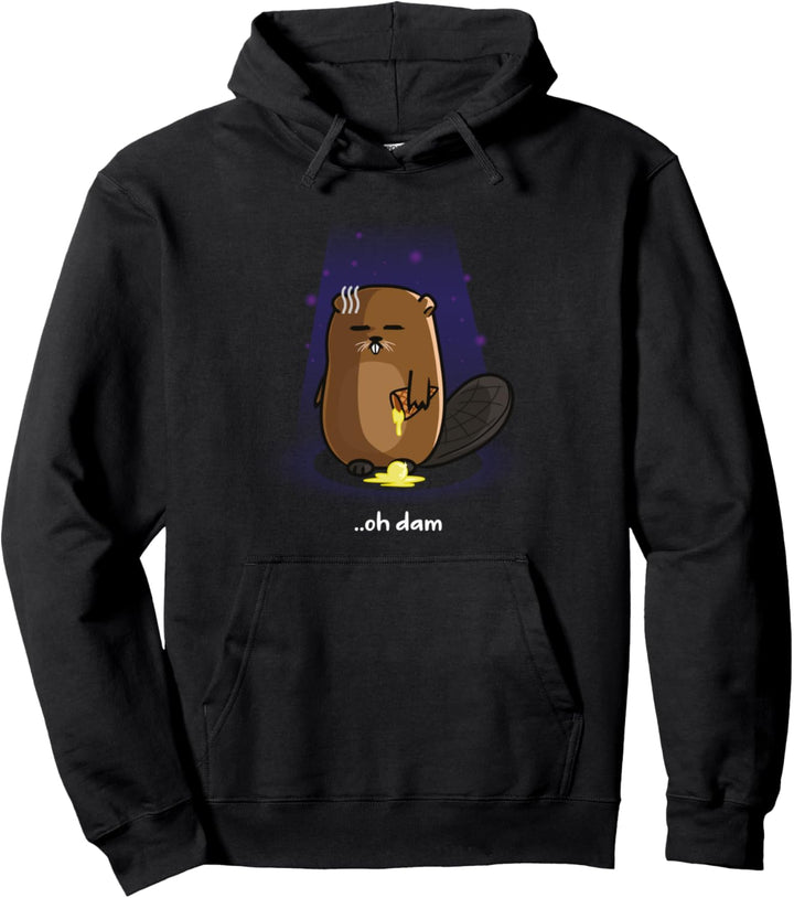 Biber Cute Beaver Pullover Hoodie