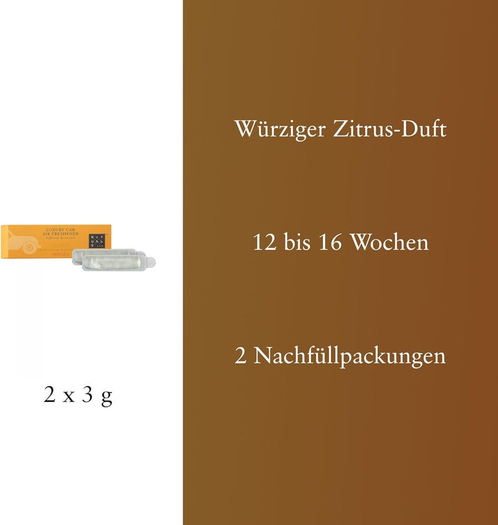 RITUALS Auto Parfüm Refill Mehr Car Air Freshener – 2 Nachfüller für das Auto mit Aroma von süsser O