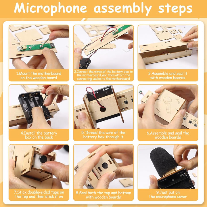 DIY Bluetooth Lautsprecher und Mikrofon Set, Elektronik Bausatz, Bluetooth Lautsprecher Bausatz, Hol