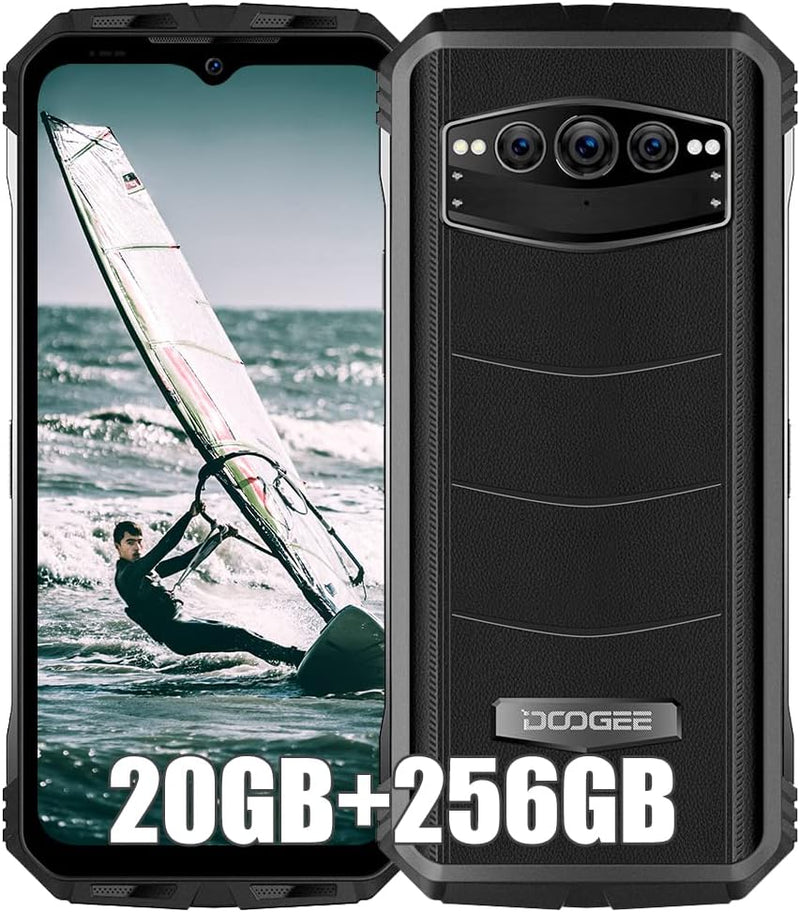 DOOGEE S100 (2023), Helio G99 20GB + 256GB, 10800mAh Akku, 4G Smartphone ohne Vertrag, 108MP Kamera