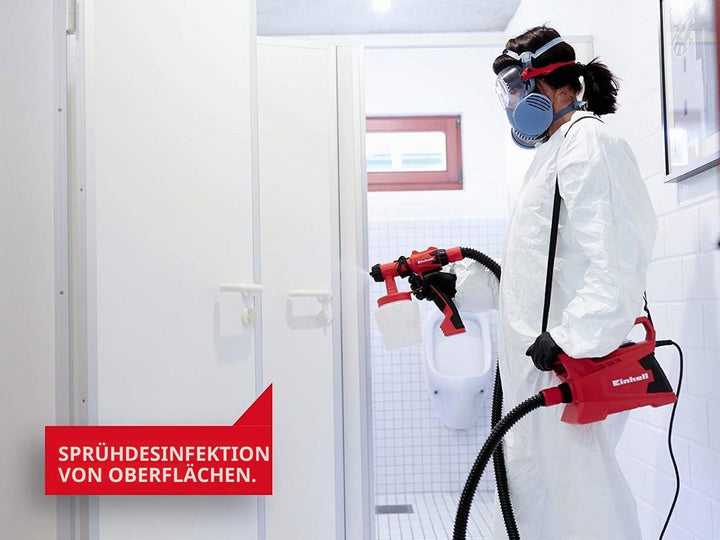 Einhell elektrisches Farbsprühsystem TC-SY 400 P (400 W, für kleine und mittelgrosse Arbeitsflächen,