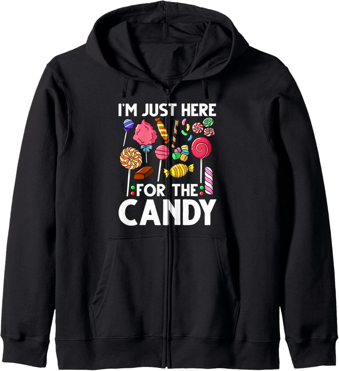 Candy Tester Süssigkeiten Halloween Kapuzenjacke