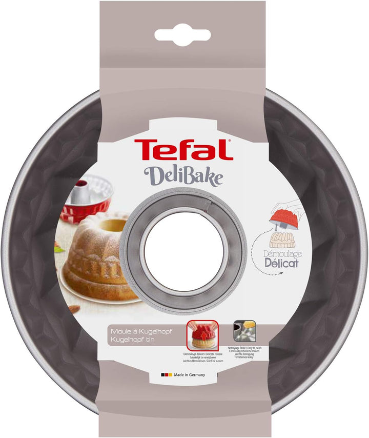 Tefal J1640214 Delibake Backform aus Stahl, Rot