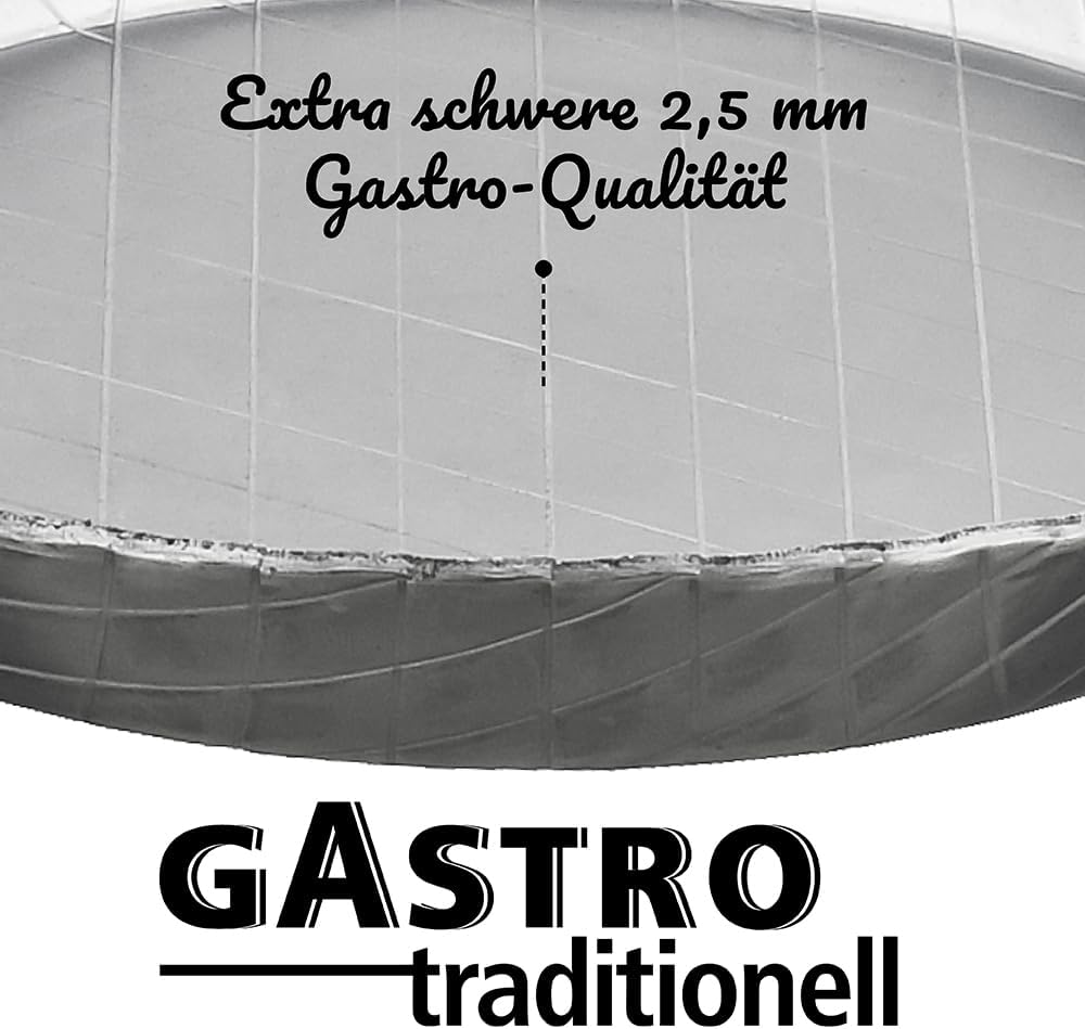 GSW 860574 GastroTraditionell Eisen geschmiedet Pfanne - 32cm 32 cm, 32 cm