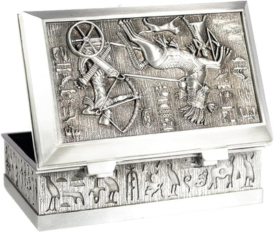 lachineuse - Schmuckkästchen Ägyptisch Kadesh – 12 x 8 x 5 cm – Dekoration Ägypten Antike – Aufbewah