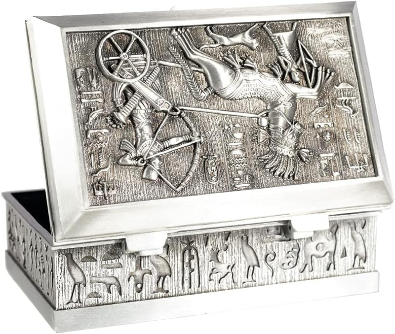 lachineuse - Schmuckkästchen Ägyptisch Kadesh – 12 x 8 x 5 cm – Dekoration Ägypten Antike – Aufbewah