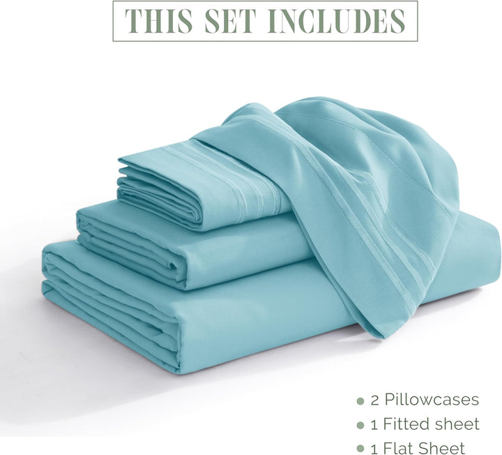 Elegant Comfort Bettwäsche-Set, luxuriös, weich, Fadenzahl 1500, ägyptische Qualität, Knitter- und l