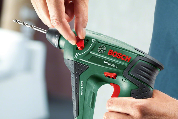 Bosch Akku Bohrhammer UneoMaxx mit Rundschaftadapter (ohne Akku, 18 Volt System, im Karton) ohne Akk