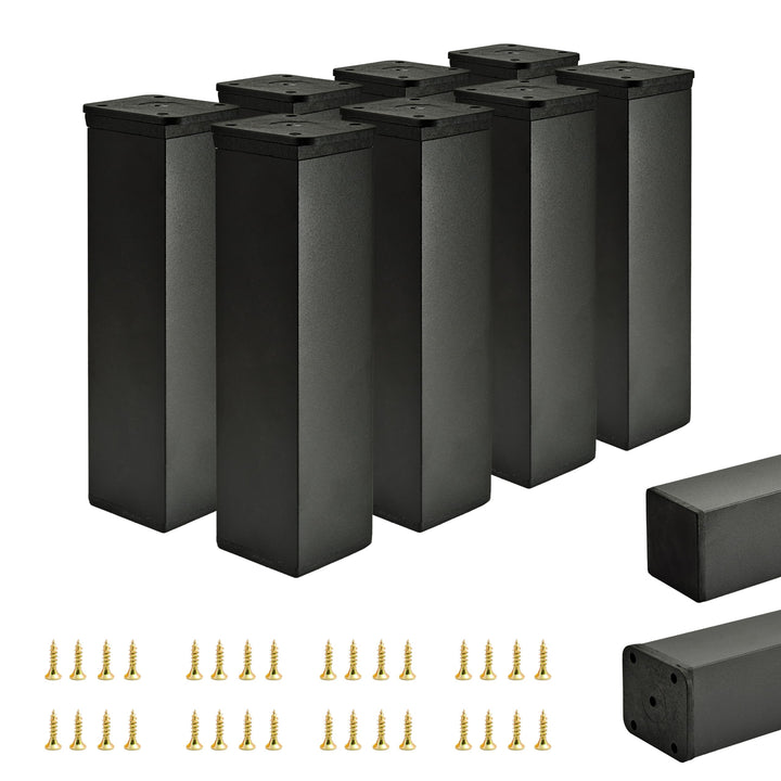 ALUSFERA Möbelfüsse Verstellbar – 8er Set – Schrankfüsse mit Elegantes Design – Füsse für Möbel 40 x