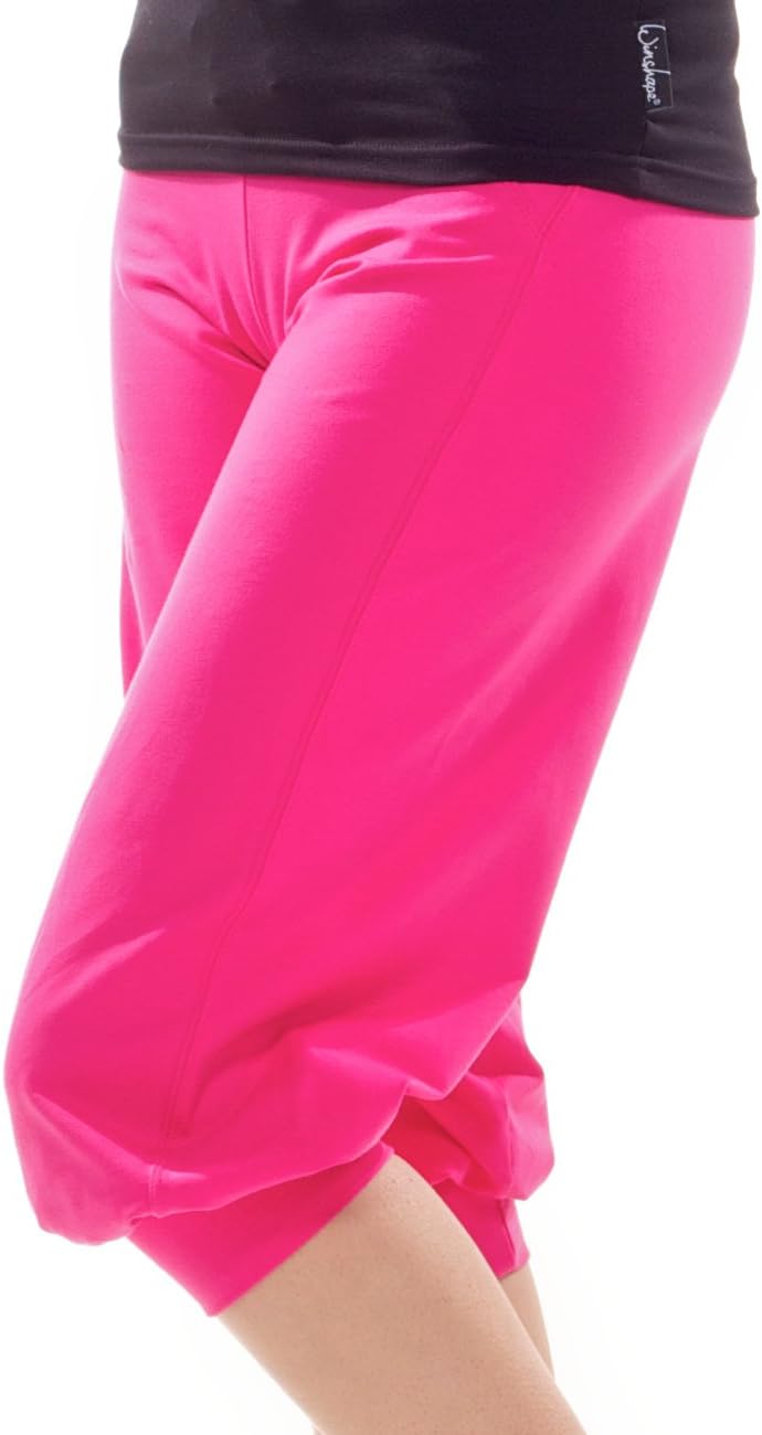 Winshape Damen 3/4-Trainingshose WBE5 „Shape up“ ¾-Trainingshose WBE5, Winshape All-Fit Style M Rosa