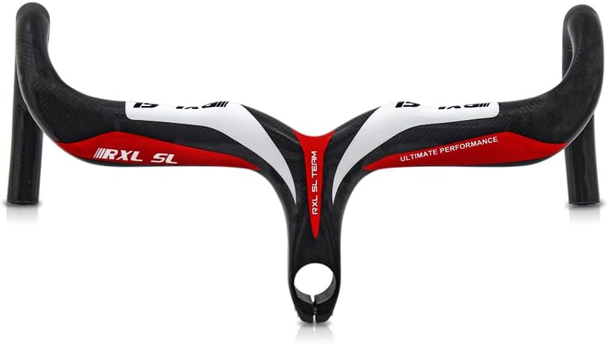 RXL SL 1-1/8" rennrad carbon lenker rot 3K glänzend internes routing lenker rennrad carbon 400 * 90m
