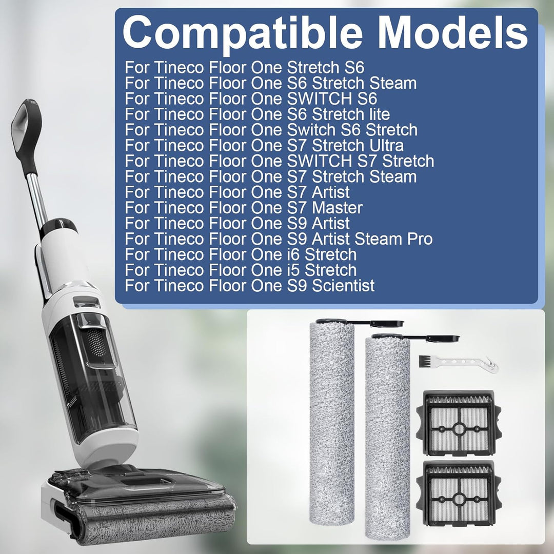 Bürstenrolle Filter Ersatzteile für Tineco Floor One Switch S6/S7 Stretch Ultra/stretch S6/stretch S