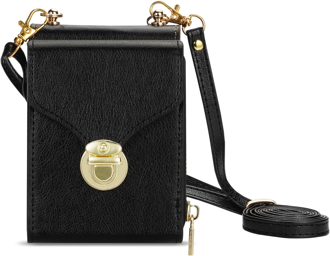 UDBKKDX Brieftasche Handyhülle für Samsung Galaxy Z Flip 4, Schnalle Frauen Mattes Leder hülle mit B