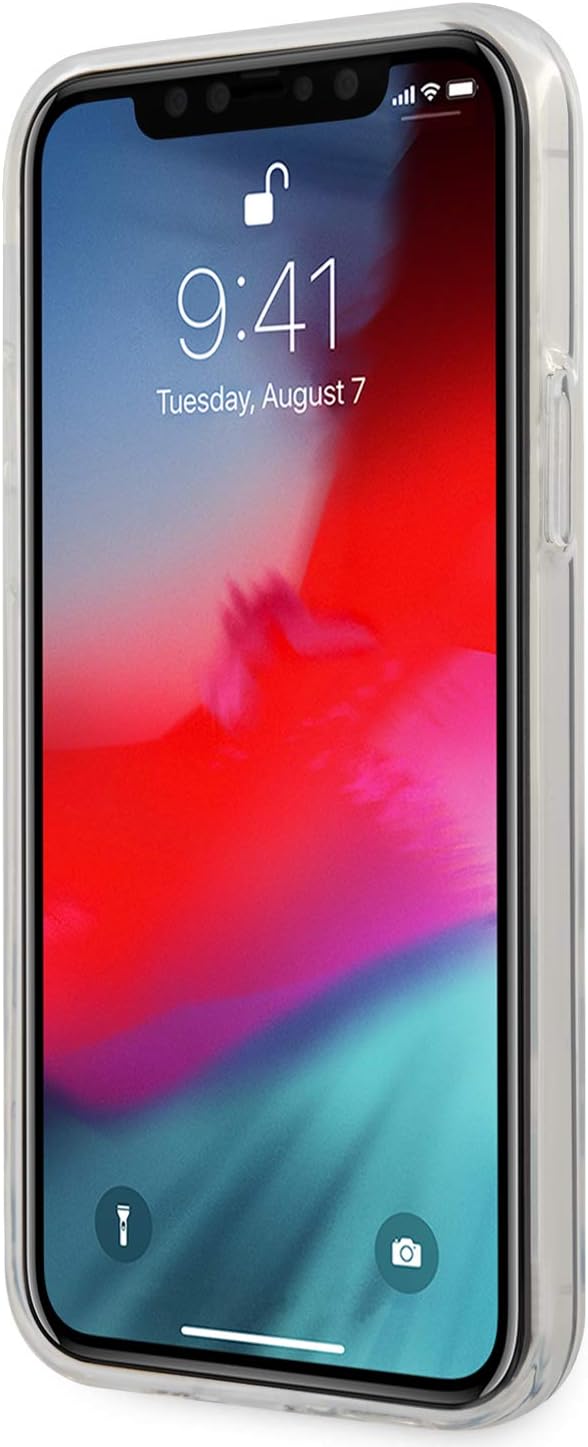 Mercedes-Benz MEHCP12LCLCT Clear hardcase Transparent Line Hülle für iPhone 12 Pro Max 6,7""", schwa