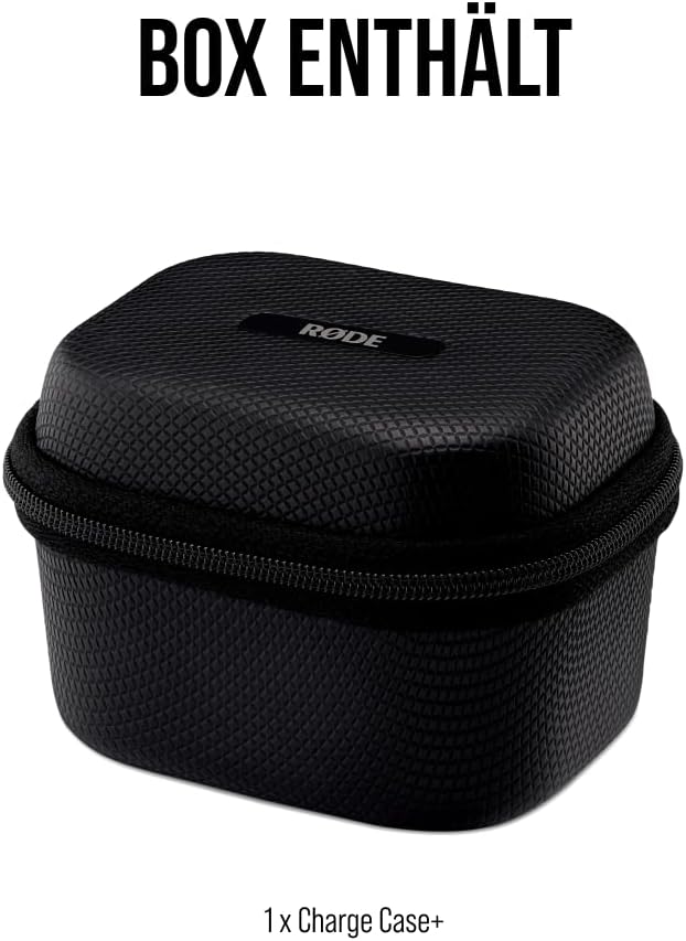 RØDE Ladecase+ | Ladecase für das Wireless GO (Gen 3) mit Zwei vollständigen zusätzlichen Ladevorgän