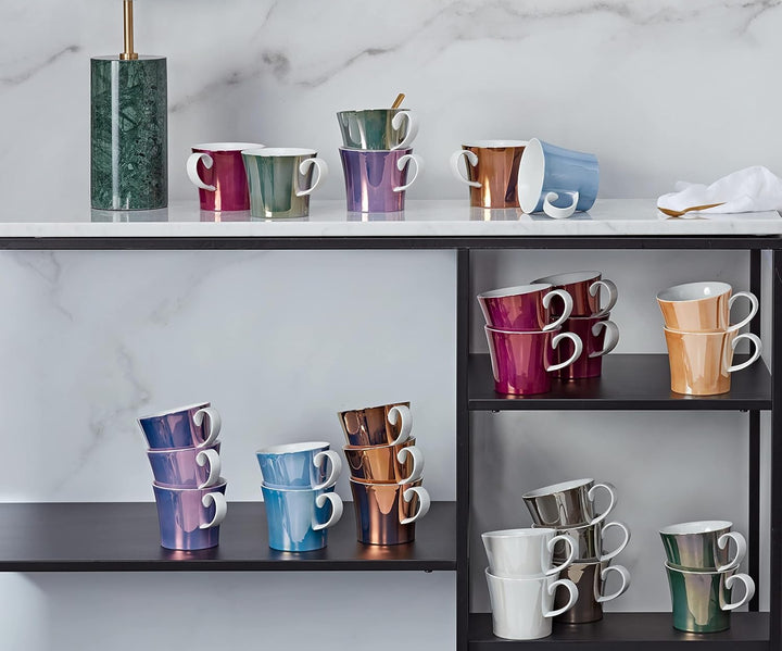 KPM Berlin Colors of BERLIN Porzellan Tasse, Frühstückstasse, Kaffeetasse 0,3l handmade, Köpenick im