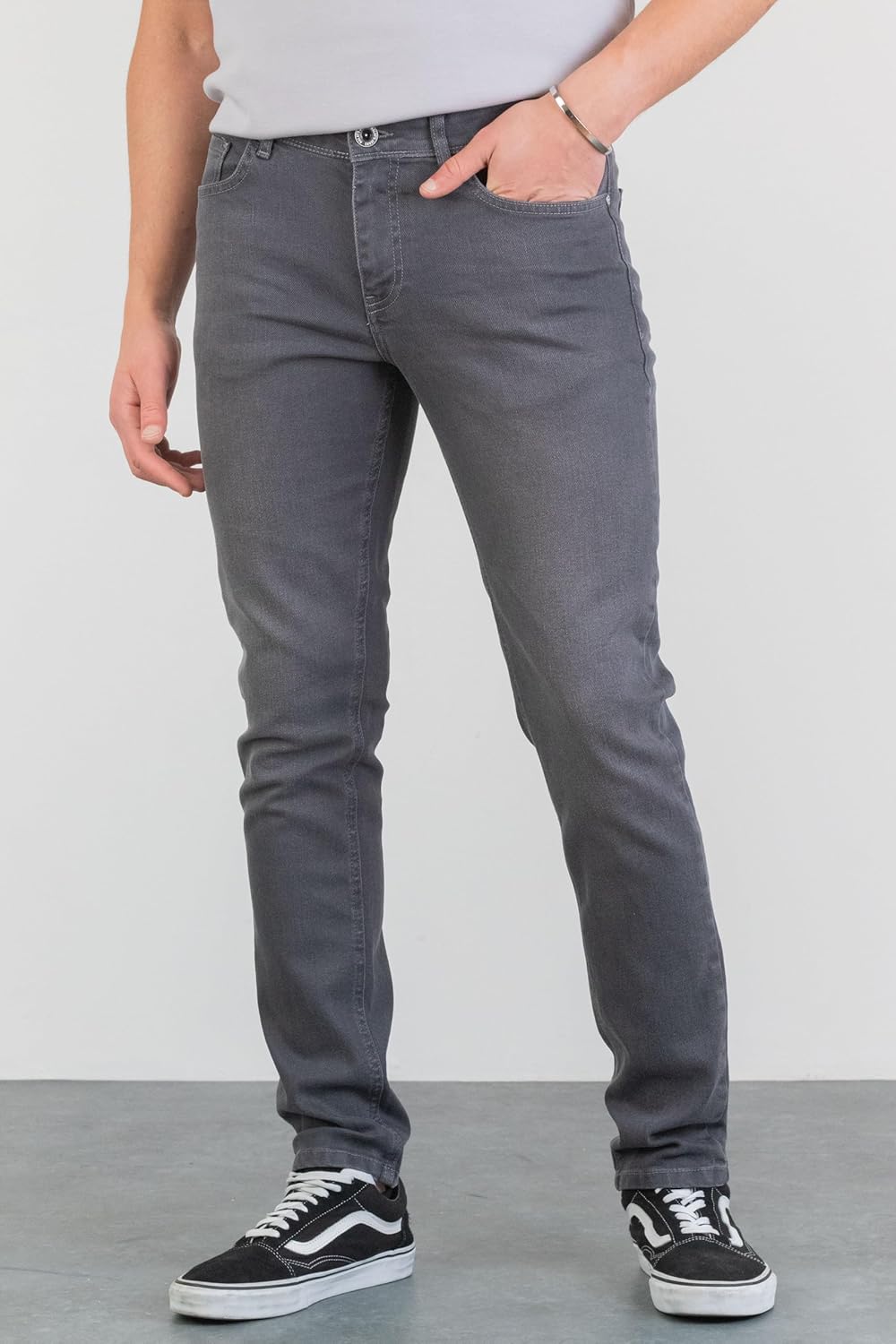 HALAT'S Herren Jeans Slim Fit - Baumwolle Jeanshose Stretch für Herren mit Schlanke Elastizität 30W
