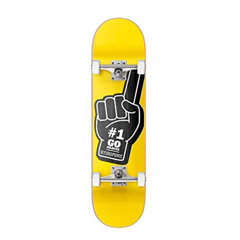 Hydroponic Unisex – Erwachsene Skateboard Komplettboard 7.785" Yellow, 7.785" Yellow