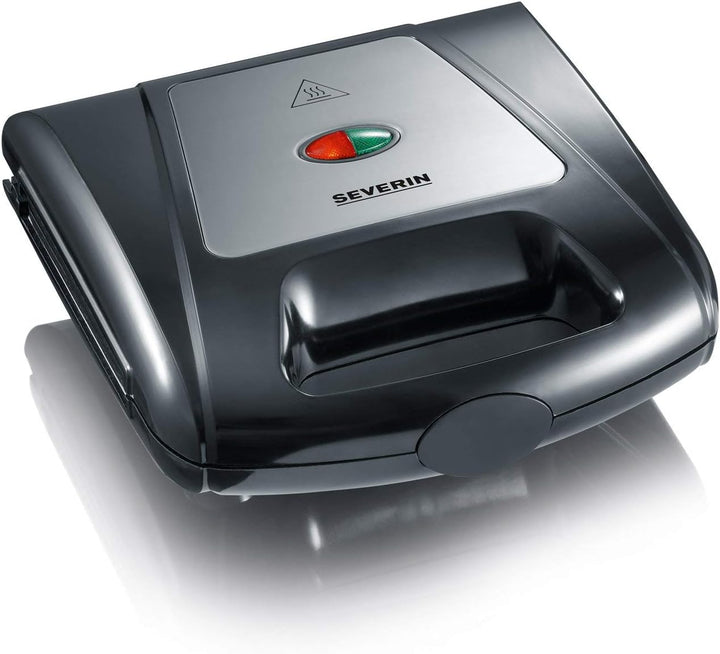 SEVERIN Sandwich-Toaster, 3-in-1 Funktion, 1.000 W, SA 2968, EDS-geb./ schwarz & Automatik-Toaster,