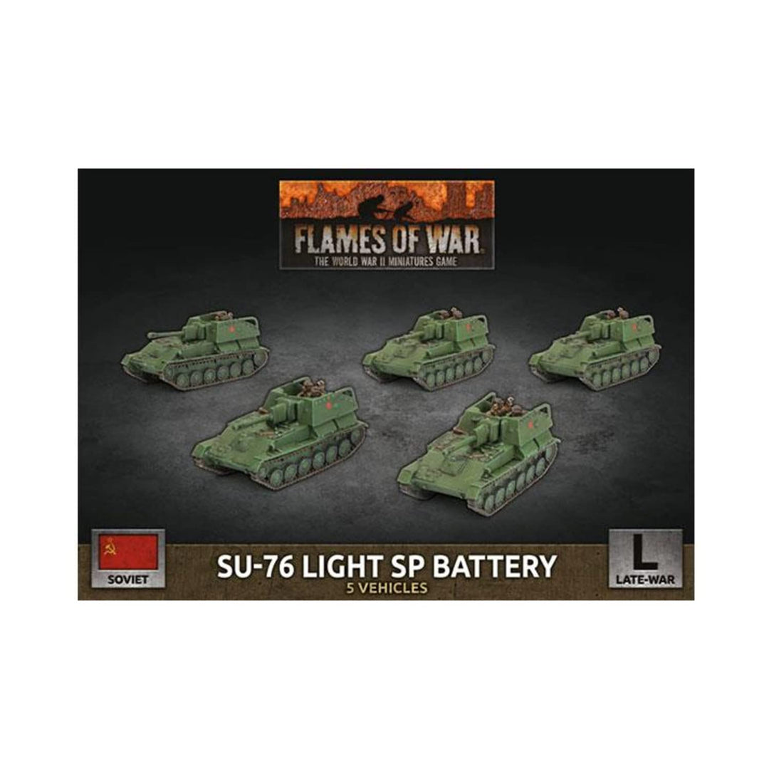 Flames Of War - Soviet SU-76 Light SP Assault Guns Battery (SBX65)