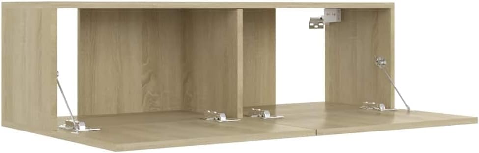 vidaXL TV Schrank mit 2 Klapptüren TV Möbel Hängeboard Lowboard Fernsehtisch Fernsehschrank Sideboar