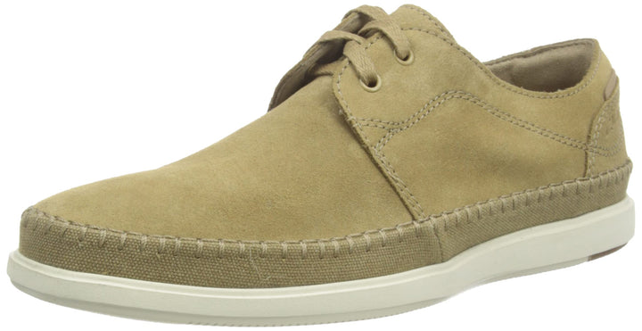 Clarks Herren Bratton LoBoat Shoe 44.5 EU Navy Leather, 44.5 EU Navy Leather