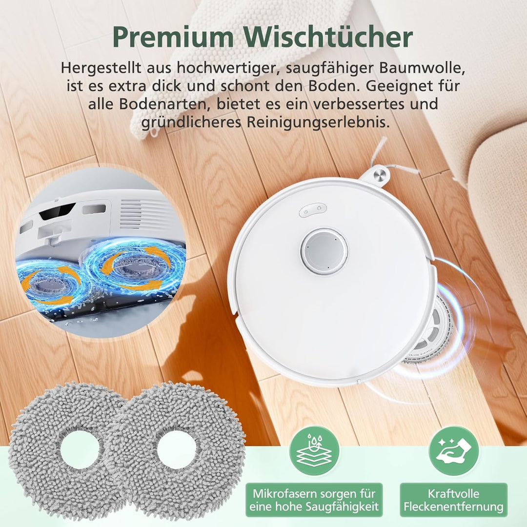 20 Stück Qrevo Curv Zubehör kompatibel mit Roborock Qrevo Curv/Curv s5x/ qrevo S5V/Qrevo Edge S5A Rb