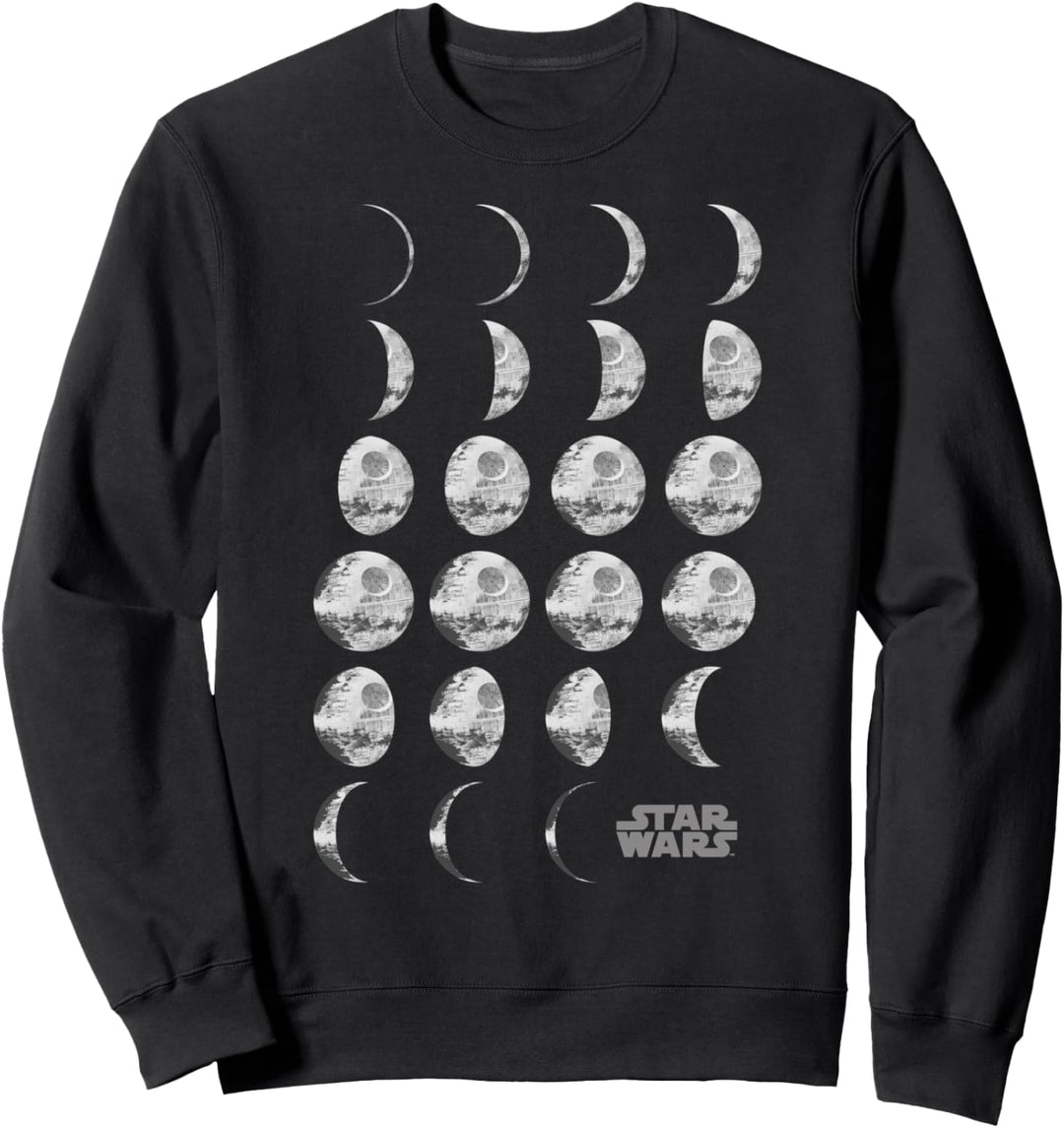 Star Wars Death Star Moon Phases Sweatshirt