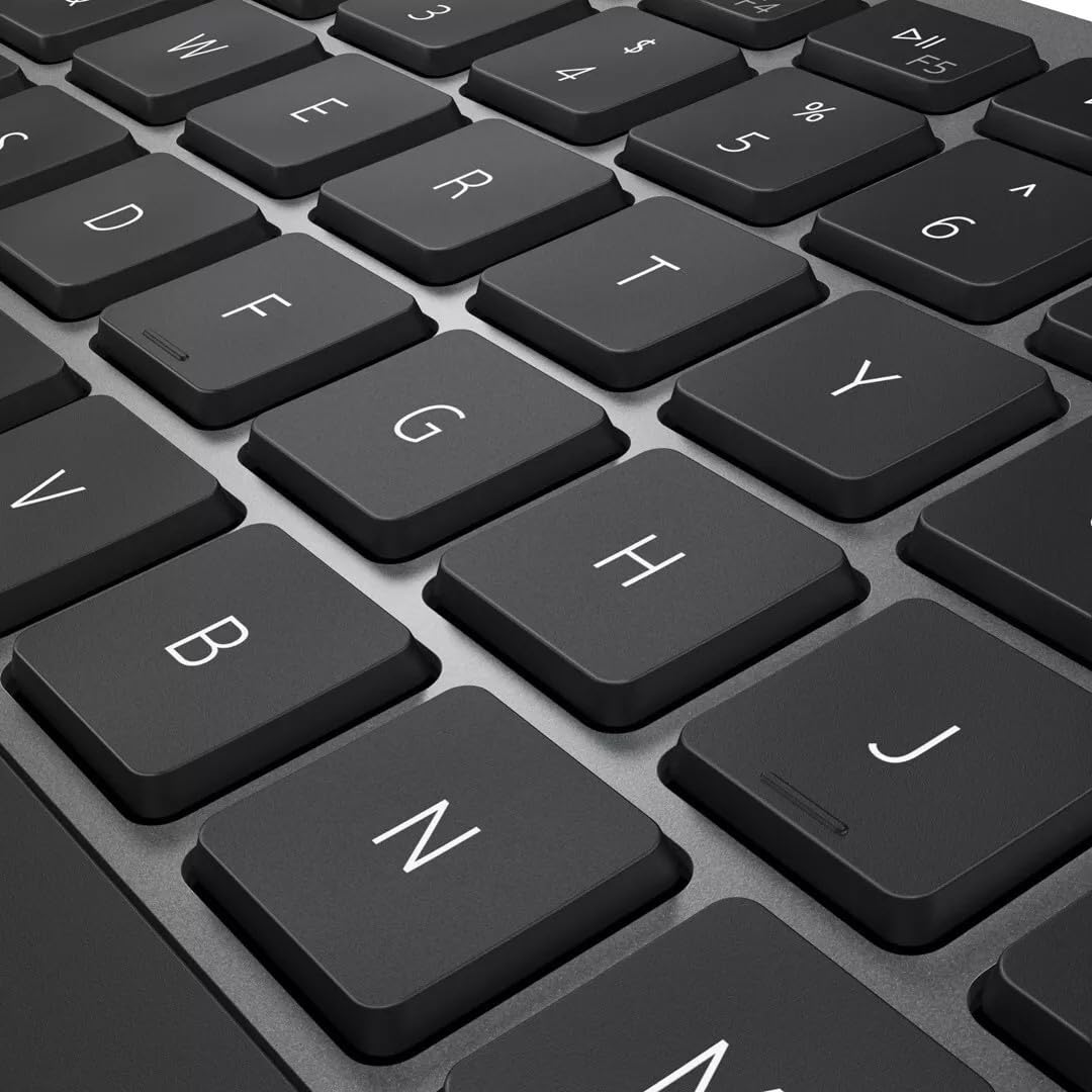 Dell KM7120W, Wireless, Multimedia, Tastatur und Maus Set, US International (QWERTY), schwarz