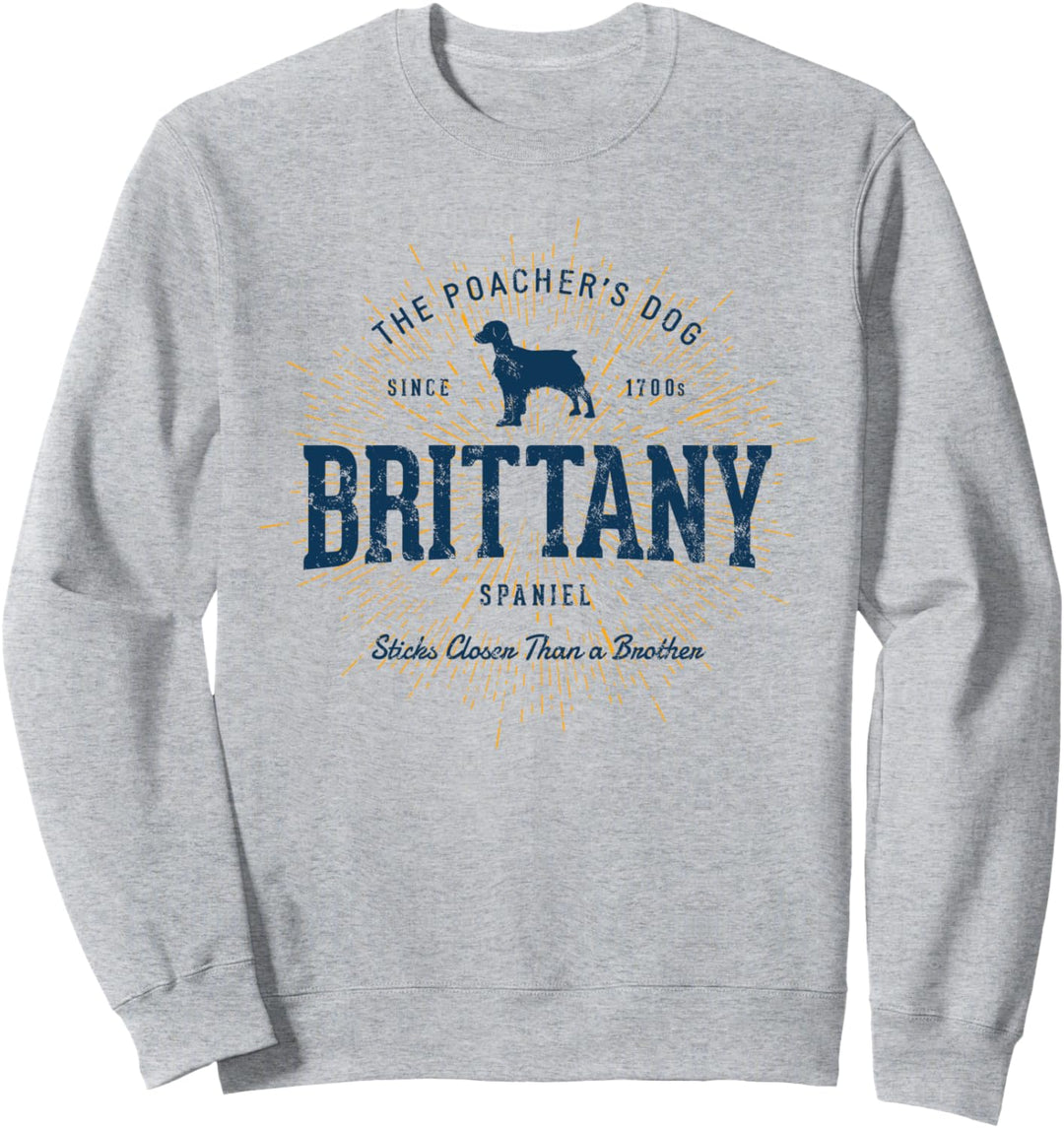 Brittany Spaniel Geschenk Vintage Epagneul Breton Sweatshirt