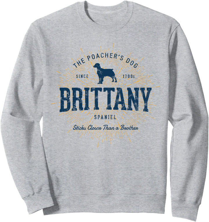 Brittany Spaniel Geschenk Vintage Epagneul Breton Sweatshirt