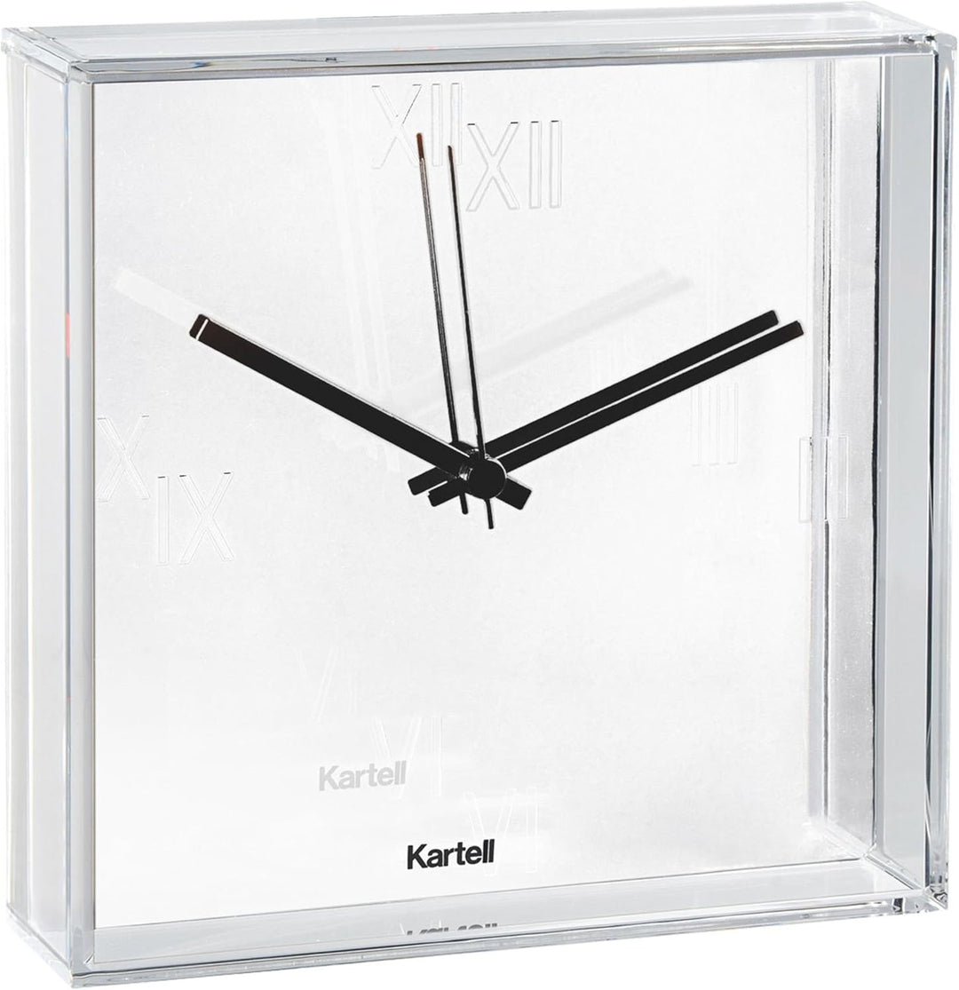 Kartell Tic und Tac, Wall Clock, Weiss Deckende Farben, Weiss