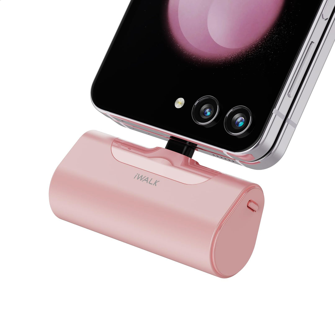 iWALK USB C Powerbank, 4500mAh Tragbares Externes Ladegerät, Typ C Externer Akku Kompatibel mit Sams