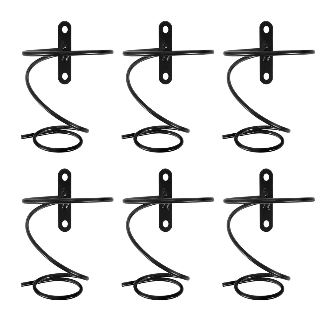Packung mit 6 An der Wand Montierten Wein Regalen - Rot Wein Flaschen Display Halter mit Schrauben,