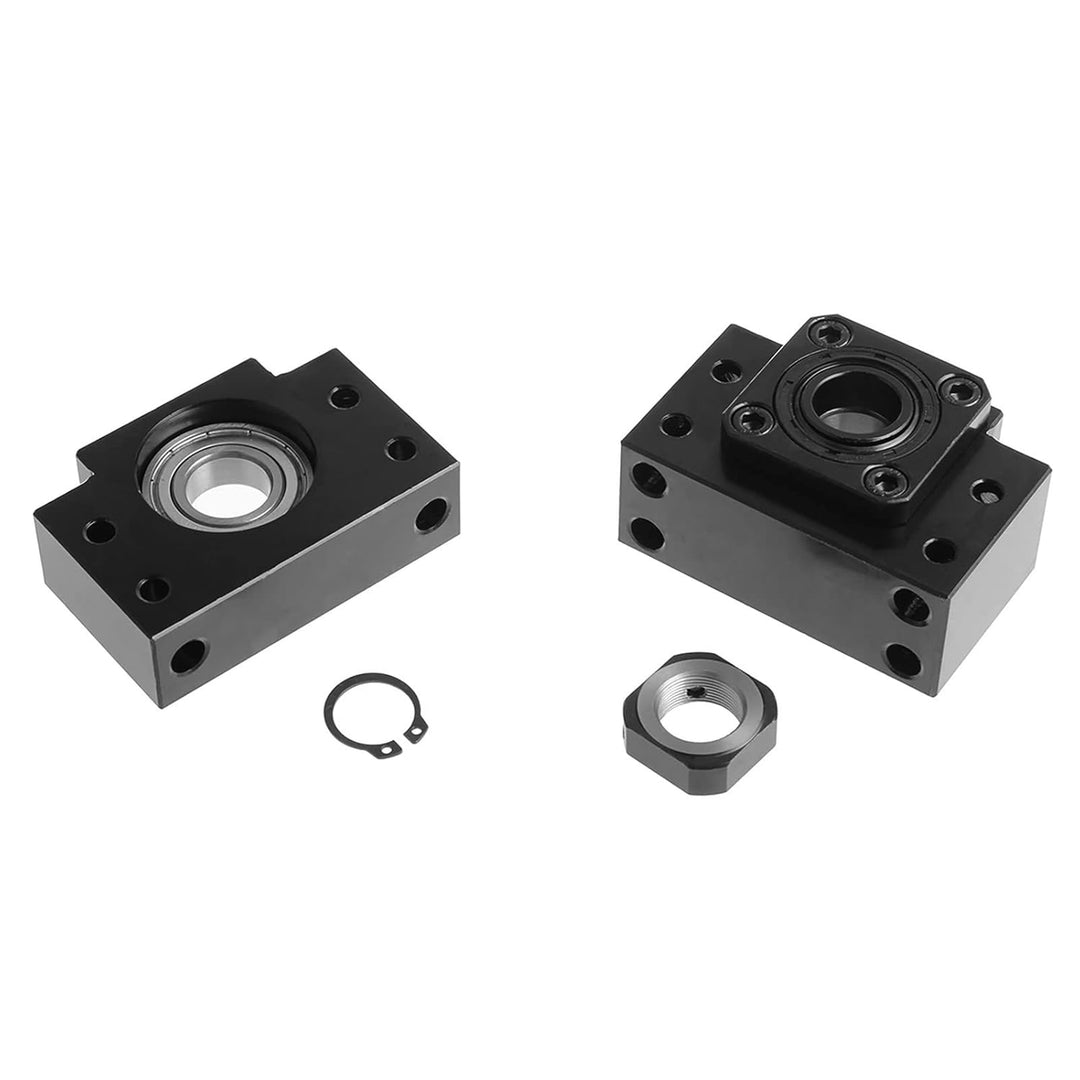 CNCMANS 1 Set BK20/BF20 Karbonstahl Kugellager Schraube Block Halterung für RM/SFU 2505 Kugelumlaufs