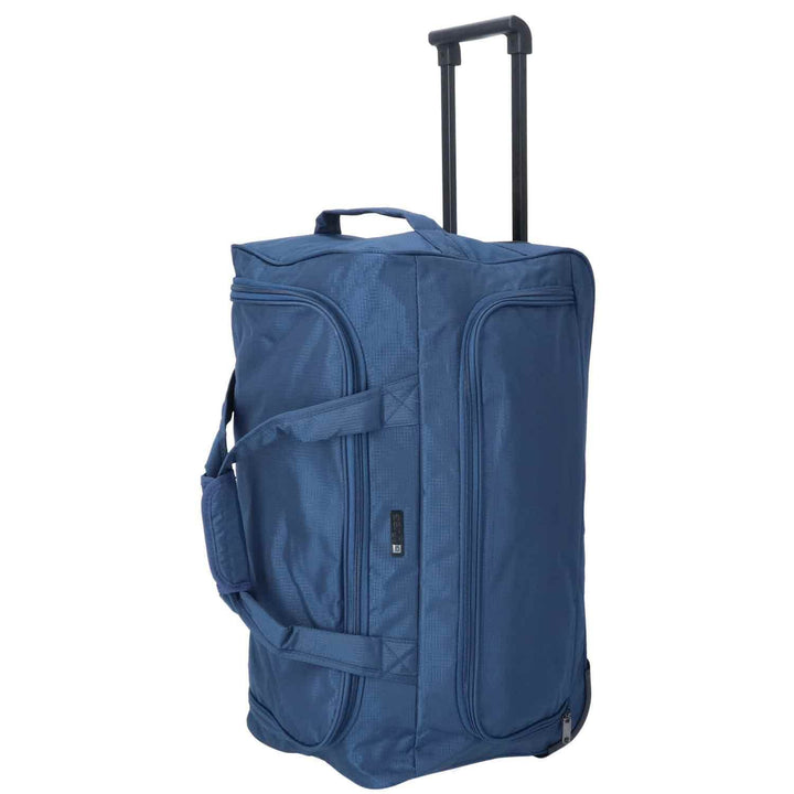 TheTrueC Rollenreisetasche 60cm Trolley Koffer Sporttasche Navy