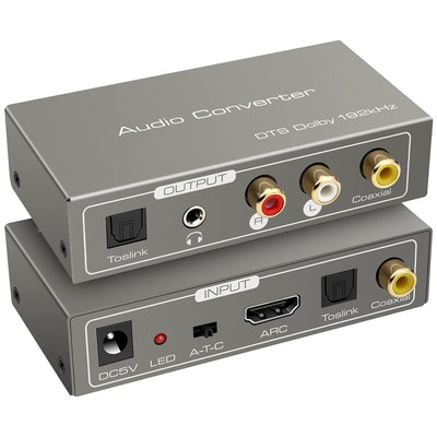 HDMI ARC Adapter Digital Analog Wandler HDMI ARC Audio Extractor Koaxial Optical zu SPDIF Koaxial Op