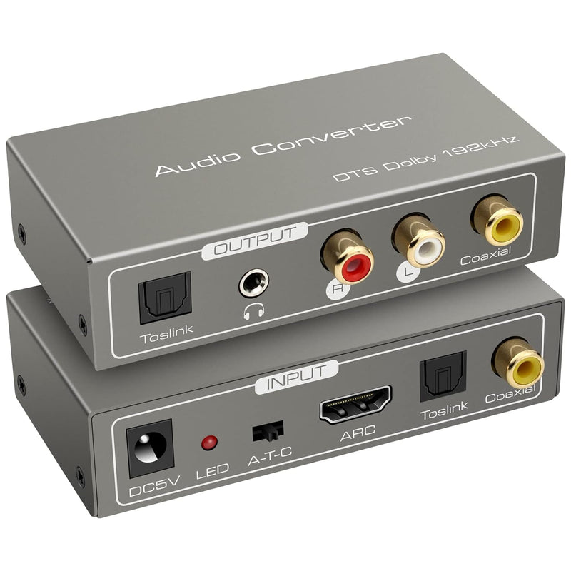 HDMI ARC Adapter Digital Analog Wandler HDMI ARC Audio Extractor Koaxial Optical zu SPDIF Koaxial Op
