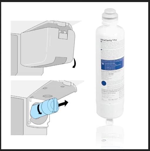 Eisfilter Wasserfilter Kartuschen Kühlschrank Side by Side Filter kompatibel für Bosch Siemens Neff